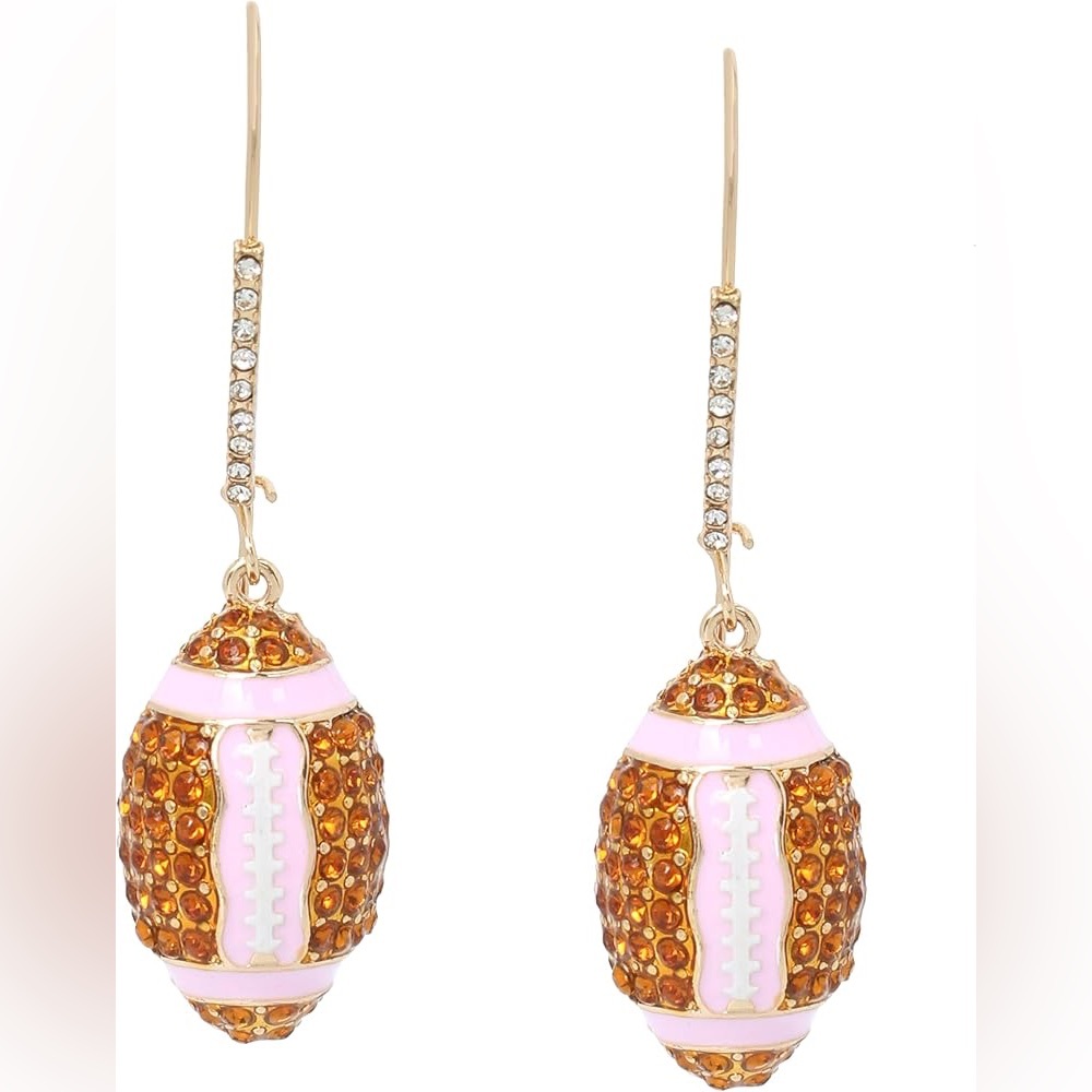 Betsey Johnson Football Earrings ๐ - Picture 4 of 8